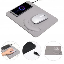 Customized 2 In 1 Wireless Charging Mouse Pad  Customized 2 In 1 Wireless Charging Mouse Pad
