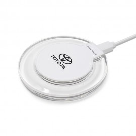 Sleek Wireless Charging Pad with Logo  Sleek Wireless Charging Pad with Logo