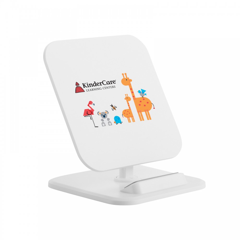 Qi compatible 2-in-1 charger and phone stand Qi compatible 2-in-1 charger and phone stand
