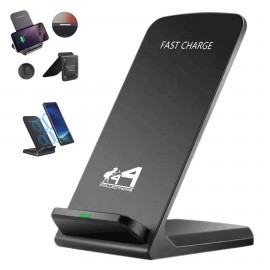 10W Quick Wireless Charger Phone Holder with Logo