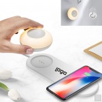 Personalized Rechargeable Table/Hanging LED Lamp w/ Wireless Charger