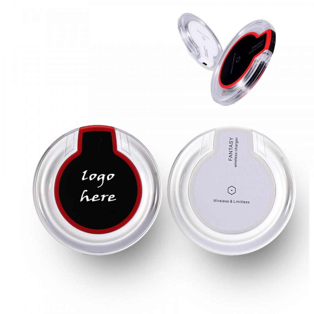 Custom Round Wireless Charger Pad Custom Round Wireless Charger Pad