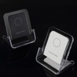 Transparent Wireless Charger Phone Holder with Logo