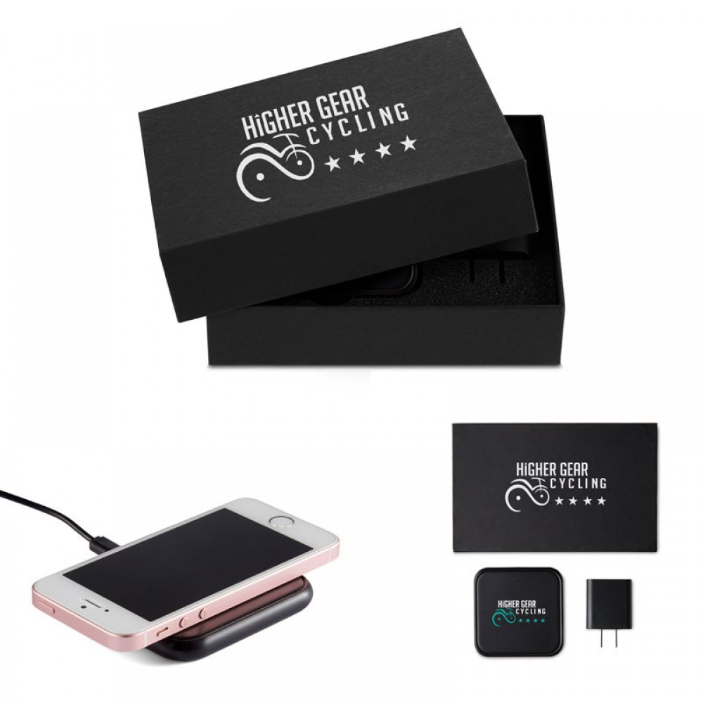 Fast Charge Wireless Charging Set with Logo