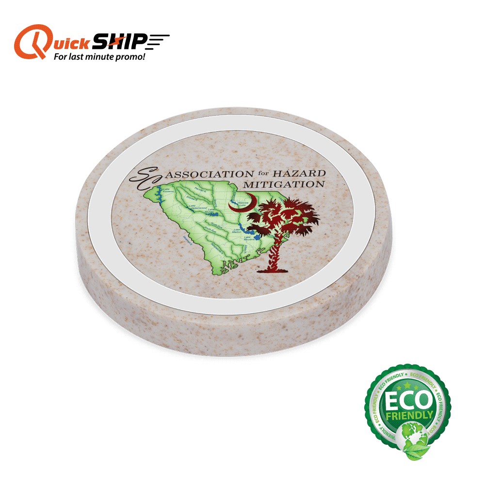 Pavilion Wheat Straw Wireless Charging Pad Pavilion Wheat Straw Wireless Charging Pad