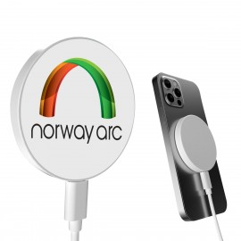 Mag Max Disc Wireless Charger with Logo