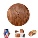  Round Wooden Wireless Charger