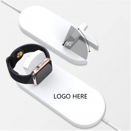 Phone and Watch Wireless Charger with Logo  Phone and Watch Wireless Charger with Logo