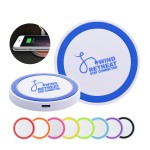 Personalized White Wireless Phone Charging Pad