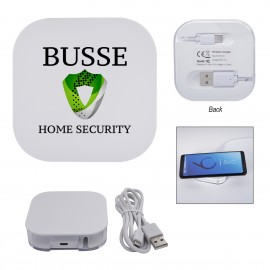 Custom Power House Wireless Charging Pad With Cord Wrap