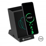 Monolith 4-in-1 Pen Holder, Wireless Charger with Logo