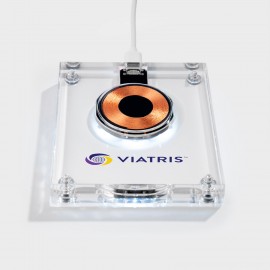 Prism Wireless Charging Pad with Logo  Prism Wireless Charging Pad with Logo