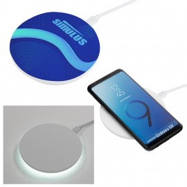 Hyper Charge Light Up Wireless Charger with Logo
