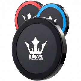 10W Qi-Certified Fast Wireless Charging Pad with Logo  10W Qi-Certified Fast Wireless Charging Pad with Logo