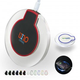 Mini Suction Wireless Charging Pad with Logo  Mini Suction Wireless Charging Pad with Logo