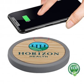 Portland Eco-Friendly Wireless Charger with Logo  Portland Eco-Friendly Wireless Charger with Logo