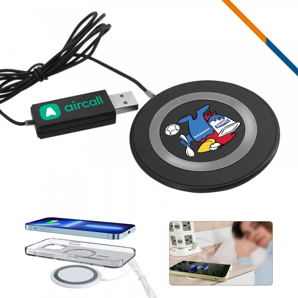 Pedor Wireless Charging Pad with Logo