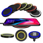 Round Office Portable Wireless Charger Pad with Logo