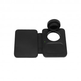 3-in-1 Compact 15W Wireless Charging Pad with Logo  3-in-1 Compact 15W Wireless Charging Pad with Logo