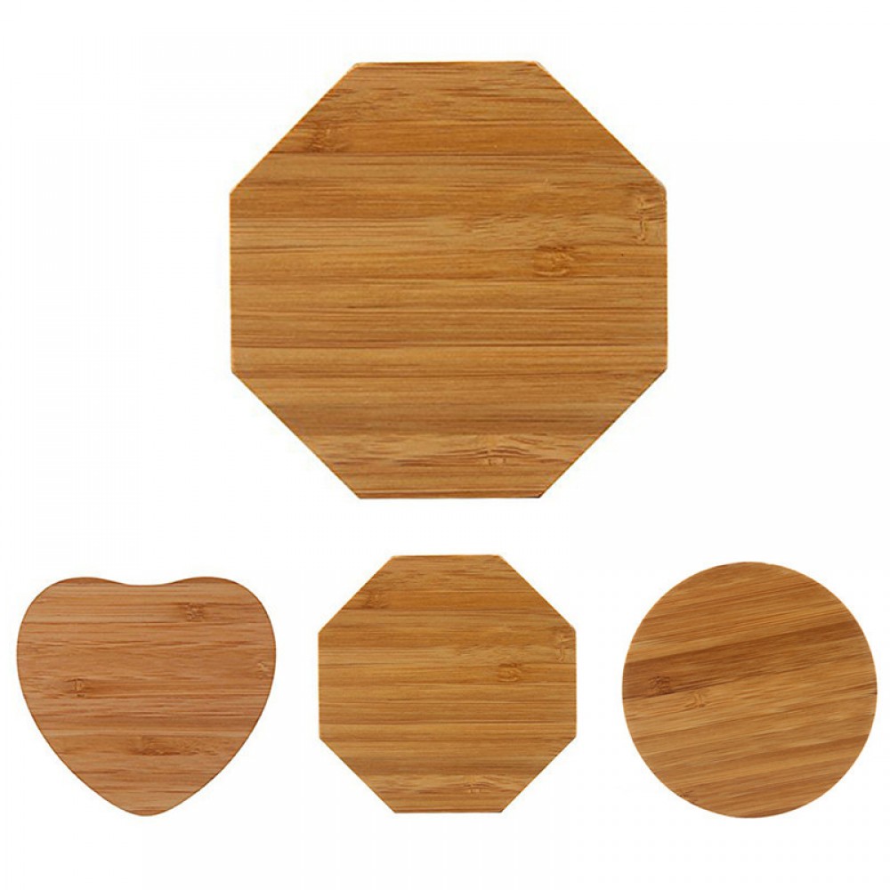 Custom LOGO wireless wooden charger pad Custom LOGO wireless wooden charger pad