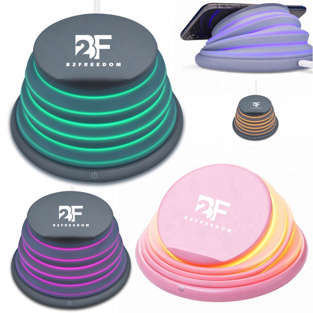 Multi Angle Collapsible Night Lamp Wireless Charger Multi Angle Collapsible Night Lamp Wireless Charger