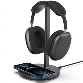 Customized 2 in 1 Headphone Stand Wireless Charge