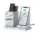 Wireless Charging Pen Holder with Logo