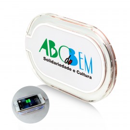 Custom Mango Wireless Charging Pad - White  Custom Mango Wireless Charging Pad - White