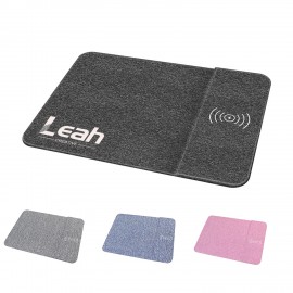 Wireless Charging Charger Mouse Pad 10W with Logo