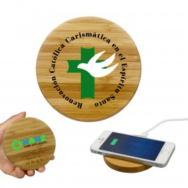 Logo Branded Timber Wireless Charger  Logo Branded Timber Wireless Charger
