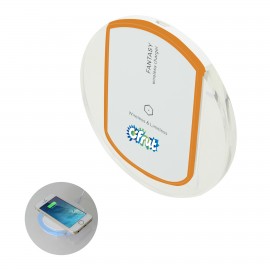 Promotional Kenya Wireless Charging Pad (Orange)  Promotional Kenya Wireless Charging Pad (Orange)