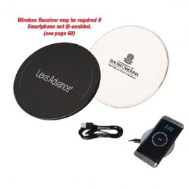 10W Ultra Slim Fast Charging Wireless Charger with Logo  10W Ultra Slim Fast Charging Wireless Charger with Logo