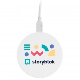 Logo Branded iDisc 15W Wireless Charger  Logo Branded iDisc 15W Wireless Charger