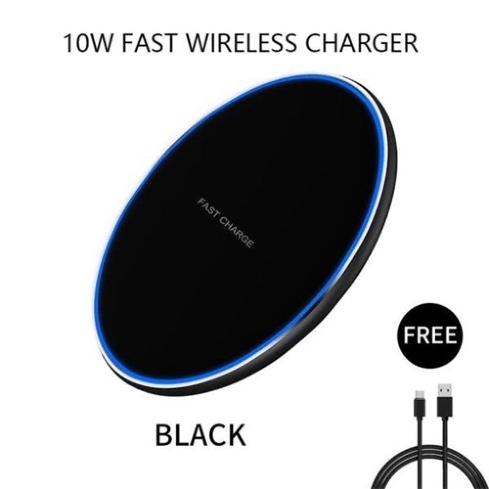 10W Wireless Universal Fast Charging Pad with Logo