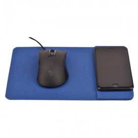 Customized Qi Wireless Charger and Mouse Mat / Pad Textile Fabric  Customized Qi Wireless Charger and Mouse Mat / Pad Textile Fabric