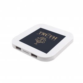 Personalized Chi-Charge Square Wireless and USB Charging Pad