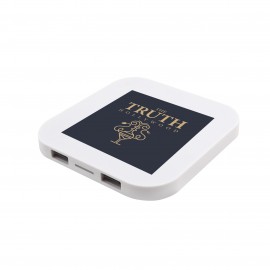 Personalized Chi-Charge Square Wireless and USB Charging Pad  Personalized Chi-Charge Square Wireless and USB Charging Pad