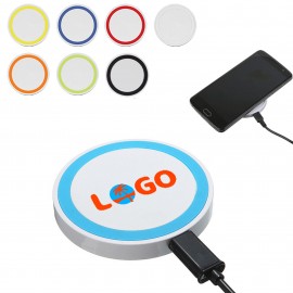 Puck Round Wireless Charging Pads with Logo  Puck Round Wireless Charging Pads with Logo