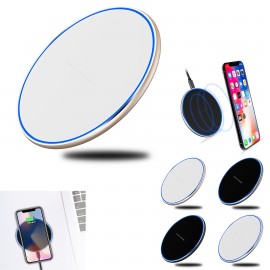 Custom Round 10W Ultra-Thin Wireless Charger