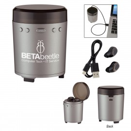 Promotional In-sync Wireless Earbuds And Speaker Set