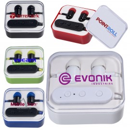 Promotional Wireless Earbuds in Case