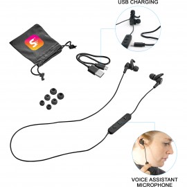 Noble Bluetooth Earbuds with Voice Assistant with Logo  Noble Bluetooth Earbuds with Voice Assistant with Logo