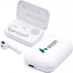 Forte TWS Wireless Ear Buds and Charger Case with Logo