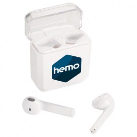 Braavos True Wireless Auto Pair Earbuds with Logo