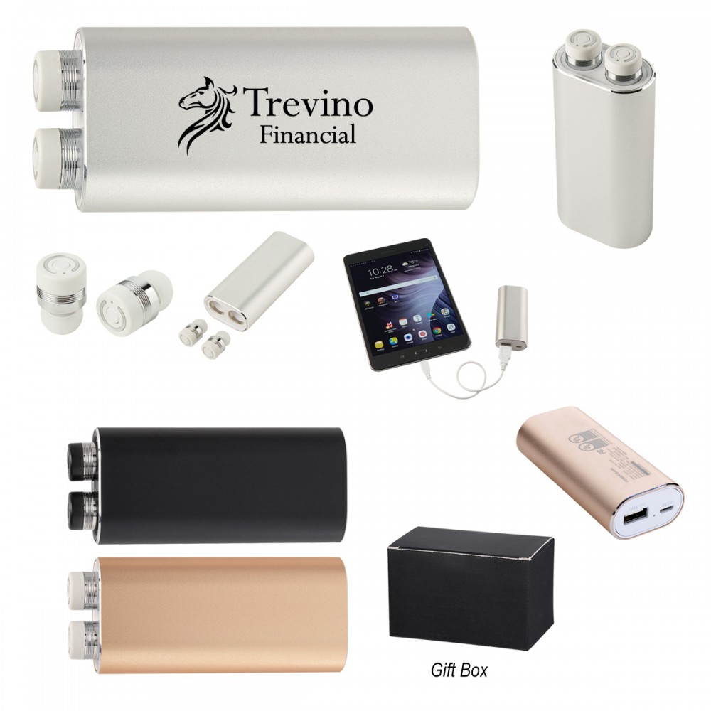 2-In-1 Merge Wireless Earbuds And Power Bank 2-In-1 Merge Wireless Earbuds And Power Bank