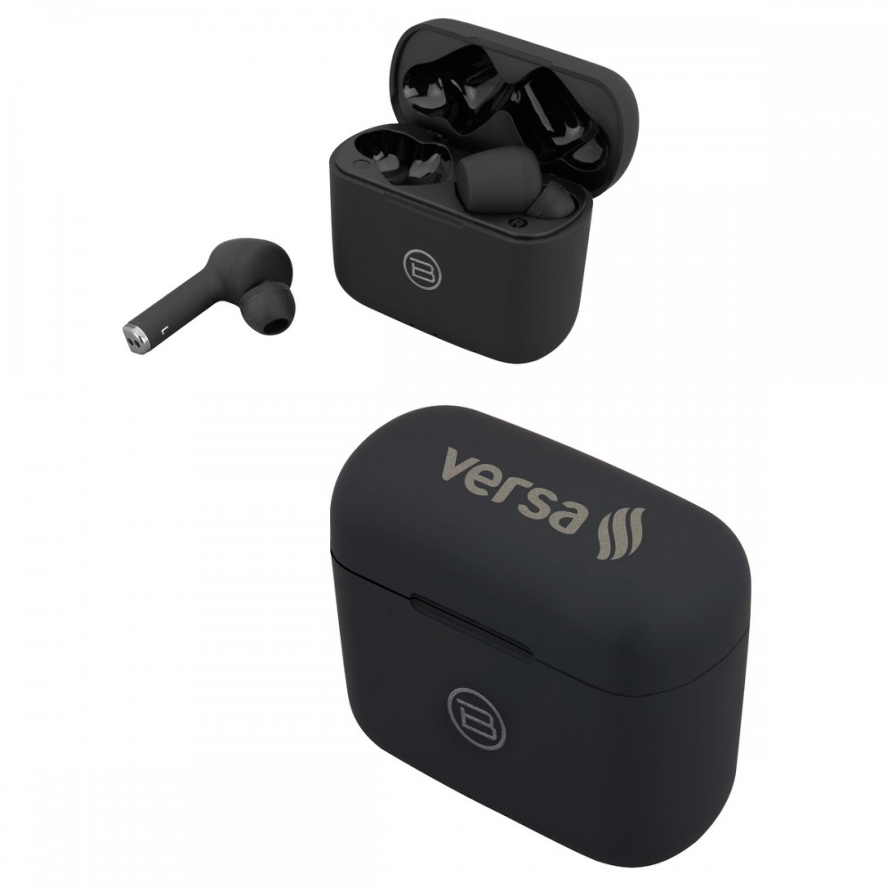 Biconic Focus True Wireless Earbuds & Case with Logo