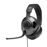 JBL Quantum 300 Wired Over-Ear Gaming Headset with Flip-Up Mic with Logo