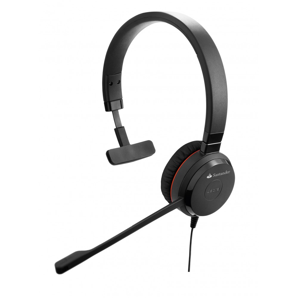 Jabra Evolve 20 UC Stereo Wired Headset - Black Jabra Evolve 20 UC Stereo Wired Headset - Black