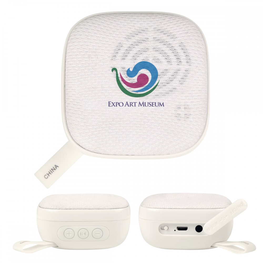 Fabric Cover Wireless Speaker with Logo