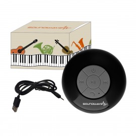 Promotional Waterproof Shower Speaker With Custom Box  Promotional Waterproof Shower Speaker With Custom Box